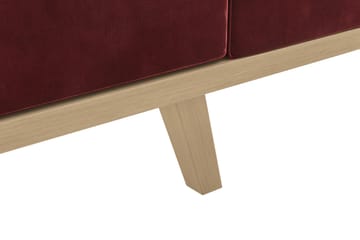 Copenhagen 4-sits Högervänd L-formad Divansoffa i Sammet - Lila - Products - Möbler - Soffa - Divansoffa & schäslongsoffa - 4 sits soffa med divan
