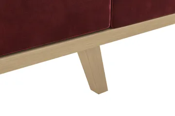 Copenhagen 4-sits Högervänd L-formad Divansoffa i Sammet - Lila - Products - Möbler - Soffa - Divansoffa & schäslongsoffa - 4 sits soffa med divan