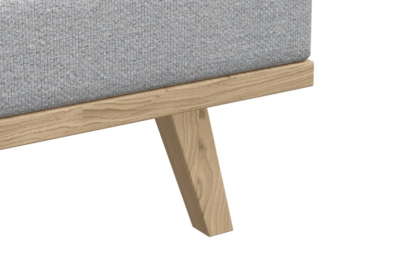 Copenhagen 4-sits Högervänd L-formad Divansoffa i Tyg - Ljusgrå - Products - Möbler - Soffa - Divansoffa & schäslongsoffa - 4 sits soffa med divan