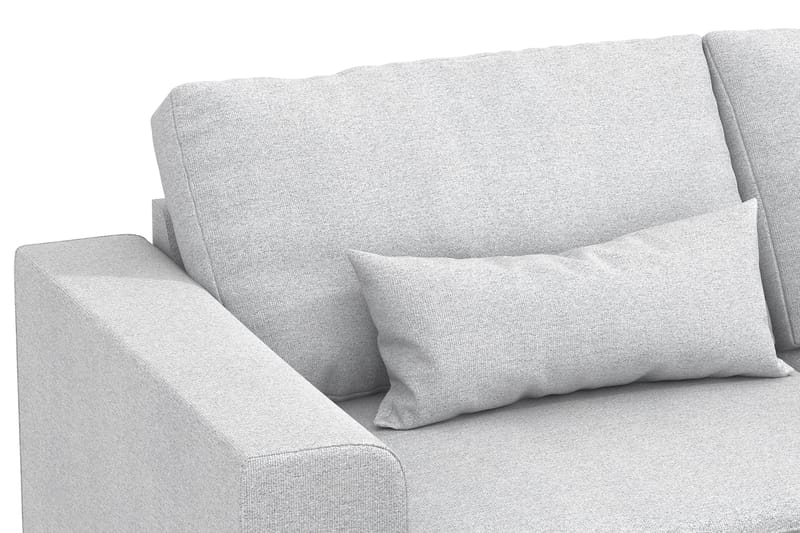 Copenhagen 4-sits Högervänd L-formad Divansoffa i Tyg - Ljusgrå - Products - Möbler - Soffa - Divansoffa & schäslongsoffa - 4 sits soffa med divan
