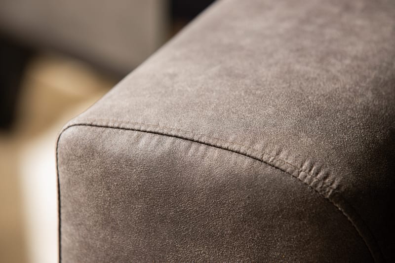 Copenhagen 4-sits Högervänd L-formad Schäslongsoffa i Konstläder - Mörkgrå - Products - Möbler - Soffa - Divansoffa & schäslongsoffa - 4 sits soffa med divan