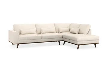 Copenhagen 4-sits Högervänd L-formad Schäslongsoffa i Manchester - Beige - Products - Möbler - Soffa - Divansoffa & schäslongsoffa - 4 sits soffa med divan