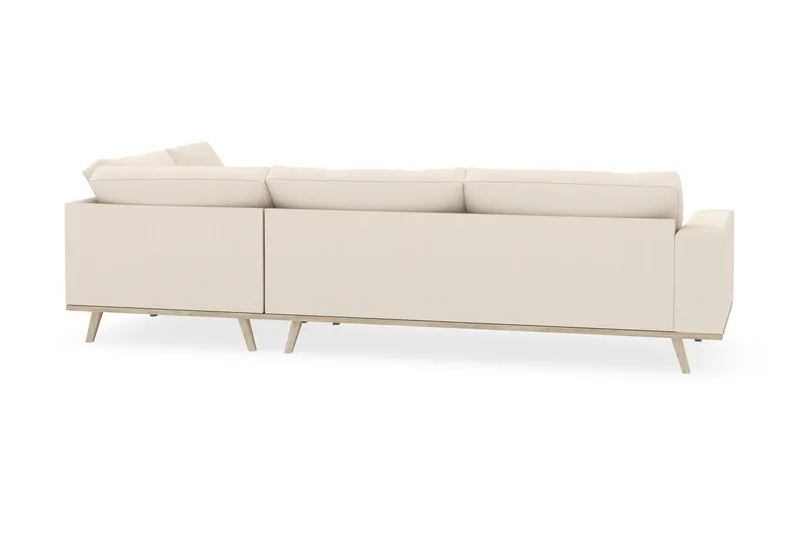 Copenhagen 4-sits Högervänd L-formad Schäslongsoffa i Manchester - Beige - Products - Möbler - Soffa - Divansoffa & schäslongsoffa - 4 sits soffa med divan