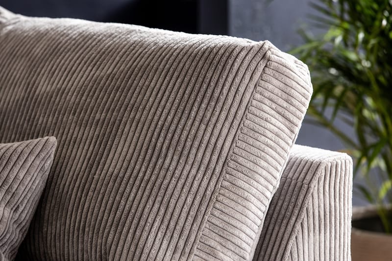 Copenhagen 4-sits Högervänd L-formad Schäslongsoffa i Manchester - Ljusgrå - Products - Möbler - Soffa - Divansoffa & schäslongsoffa - 4 sits soffa med divan