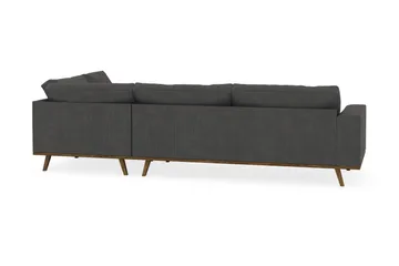 Copenhagen 4-sits Högervänd L-formad Schäslongsoffa i Manchester - Mörkgrå - Products - Möbler - Soffa - Divansoffa & schäslongsoffa - 4 sits soffa med divan