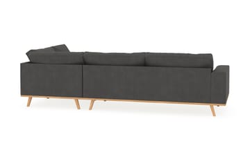Copenhagen 4-sits Högervänd L-formad Schäslongsoffa i Manchester - Mörkgrå - Products - Möbler - Soffa - Divansoffa & schäslongsoffa - 4 sits soffa med divan