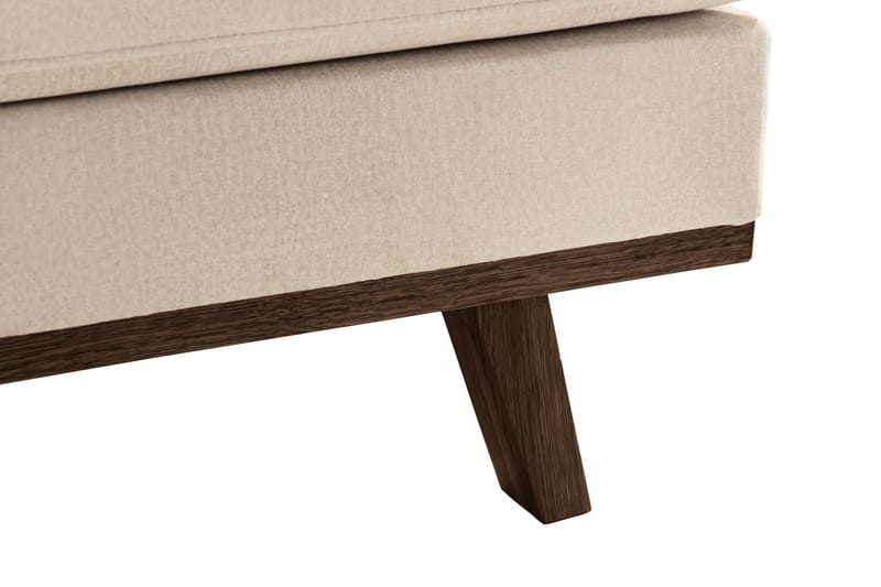 Copenhagen 4-sits Högervänd L-formad Schäslongsoffa i Sammet - Beige - Products - Möbler - Soffa - Divansoffa & schäslongsoffa - 4 sits soffa med divan