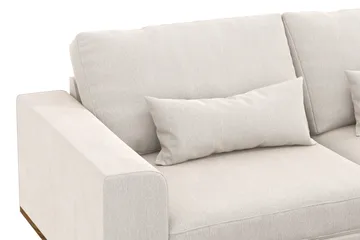Copenhagen 4-sits Högervänd L-formad Schäslongsoffa i Sammet - Krämvit - Products - Möbler - Soffa - Divansoffa & schäslongsoffa - 4 sits soffa med divan