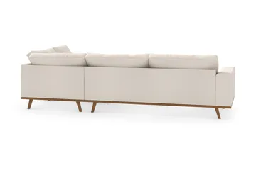 Copenhagen 4-sits Högervänd L-formad Schäslongsoffa i Tyg - Beige - Products - Möbler - Soffa - Divansoffa & schäslongsoffa - 4 sits soffa med divan