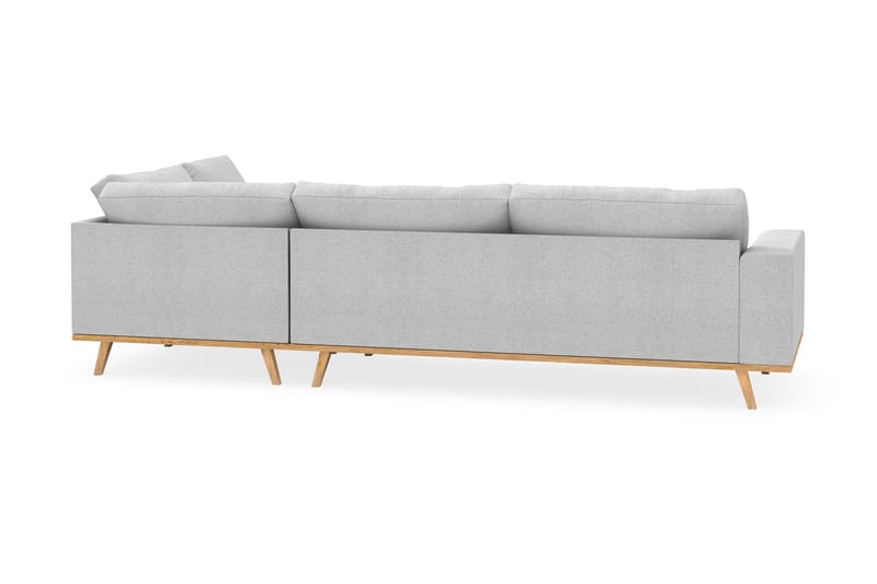 Copenhagen 4-sits Högervänd L-formad Schäslongsoffa i Tyg - Ljusgrå - Products - Möbler - Soffa - Divansoffa & schäslongsoffa - 4 sits soffa med divan