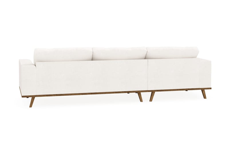 Copenhagen 4-sits Vänstervänd L-formad Divansoffa i Bouclé - Vit - Products - Möbler - Soffa - Divansoffa & schäslongsoffa - 4 sits soffa med divan