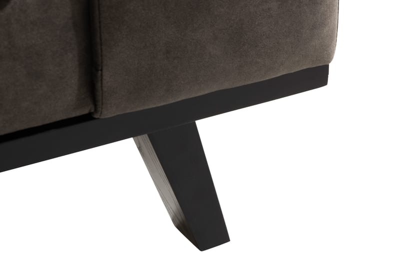 Copenhagen 4-sits Vänstervänd L-formad Divansoffa i Konstläder - Mörkgrå - Products - Möbler - Soffa - Divansoffa & schäslongsoffa - 4 sits soffa med divan