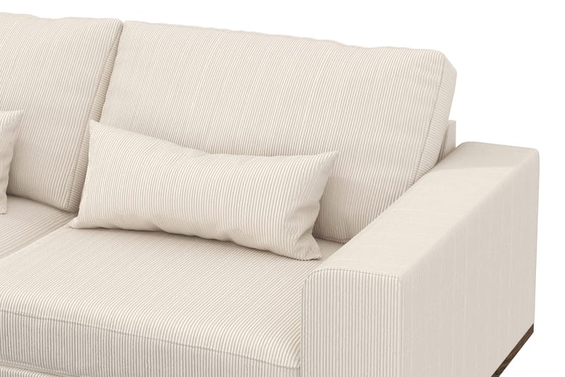 Copenhagen 4-sits Vänstervänd L-formad Divansoffa i Manchester - Beige - Products - Möbler - Soffa - Divansoffa & schäslongsoffa - 4 sits soffa med divan