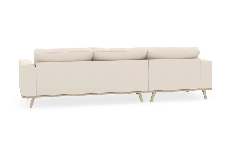 Copenhagen 4-sits Vänstervänd L-formad Divansoffa i Manchester - Beige - Products - Möbler - Soffa - Divansoffa & schäslongsoffa - 4 sits soffa med divan