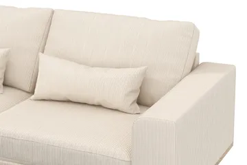 Copenhagen 4-sits Vänstervänd L-formad Divansoffa i Manchester - Beige - Products - Möbler - Soffa - Divansoffa & schäslongsoffa - 4 sits soffa med divan