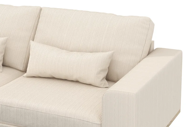 Copenhagen 4-sits Vänstervänd L-formad Divansoffa i Manchester - Beige - Products - Möbler - Soffa - Divansoffa & schäslongsoffa - 4 sits soffa med divan