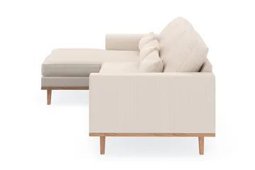 Copenhagen 4-sits Vänstervänd L-formad Divansoffa i Manchester - Beige - Products - Möbler - Soffa - Divansoffa & schäslongsoffa - 4 sits soffa med divan