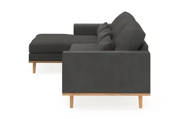 Copenhagen 4-sits Vänstervänd L-formad Divansoffa i Manchester - Mörkgrå - Products - Möbler - Soffa - Divansoffa & schäslongsoffa - 4 sits soffa med divan
