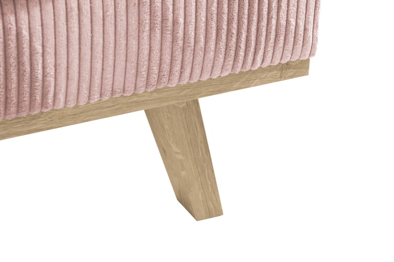 Copenhagen 4-sits Vänstervänd L-formad Divansoffa i Manchester - Rosa - Products - Möbler - Soffa - Divansoffa & schäslongsoffa - 4 sits soffa med divan