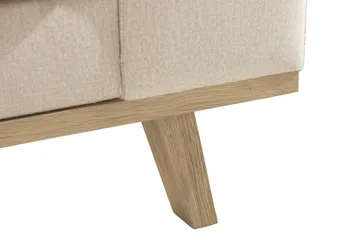 Copenhagen 4-sits Vänstervänd L-formad Divansoffa i Sammet - Beige - Products - Möbler - Soffa - Divansoffa & schäslongsoffa - 4 sits soffa med divan