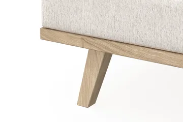 Copenhagen 4-sits Vänstervänd L-formad Divansoffa i Sammet - Krämvit - Products - Möbler - Soffa - Divansoffa & schäslongsoffa - 4 sits soffa med divan