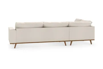 Copenhagen 4-sits Vänstervänd L-formad Divansoffa i Tyg - Beige - Products - Möbler - Soffa - Divansoffa & schäslongsoffa - 4 sits soffa med divan