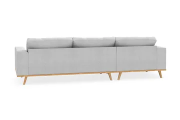Copenhagen 4-sits Vänstervänd L-formad Divansoffa i Tyg - Ljusgrå - Products - Möbler - Soffa - Divansoffa & schäslongsoffa - 4 sits soffa med divan