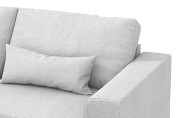 Copenhagen 4-sits Vänstervänd L-formad Divansoffa i Tyg - Ljusgrå - Products - Möbler - Soffa - Divansoffa & schäslongsoffa - 4 sits soffa med divan