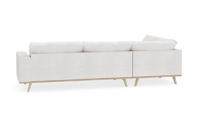 Copenhagen 4-sits Vänstervänd L-formad Schäslongsoffa i Bouclé - Vit - Products - Möbler - Soffa - Divansoffa & schäslongsoffa - 4 sits soffa med divan