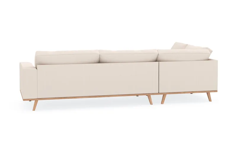 Copenhagen 4-sits Vänstervänd L-formad Schäslongsoffa i Manchester - Beige - Products - Möbler - Soffa - Divansoffa & schäslongsoffa - 4 sits soffa med divan