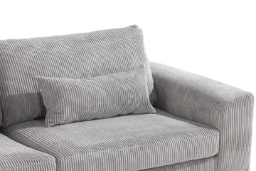 Copenhagen 4-sits Vänstervänd L-formad Schäslongsoffa i Manchester - Ljusgrå - Products - Möbler - Soffa - Divansoffa & schäslongsoffa - 4 sits soffa med divan