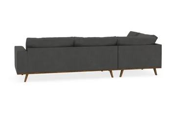Copenhagen 4-sits Vänstervänd L-formad Schäslongsoffa i Manchester - Mörkgrå - Products - Möbler - Soffa - Divansoffa & schäslongsoffa - 4 sits soffa med divan