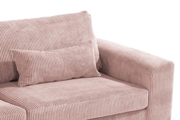 Copenhagen 4-sits Vänstervänd L-formad Schäslongsoffa i Manchester - Rosa - Products - Möbler - Soffa - Divansoffa & schäslongsoffa - 4 sits soffa med divan