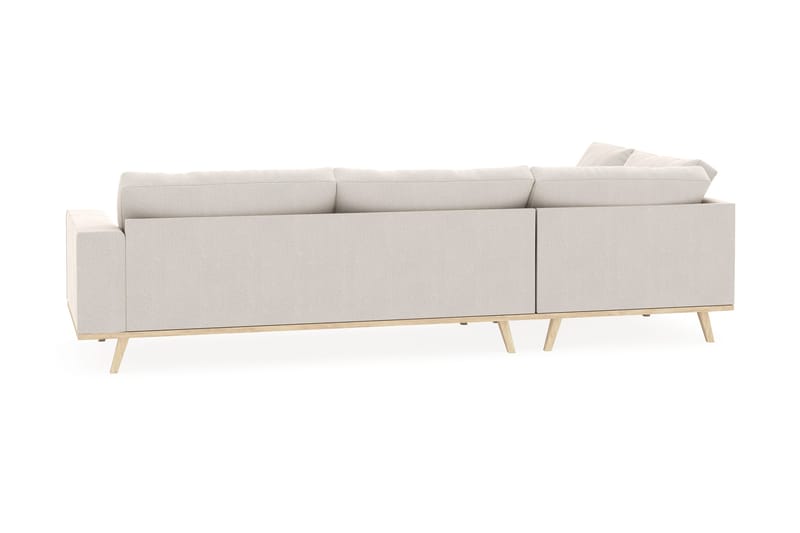 Copenhagen 4-sits Vänstervänd L-formad Schäslongsoffa i Sammet - Krämvit - Products - Möbler - Soffa - Divansoffa & schäslongsoffa - 4 sits soffa med divan