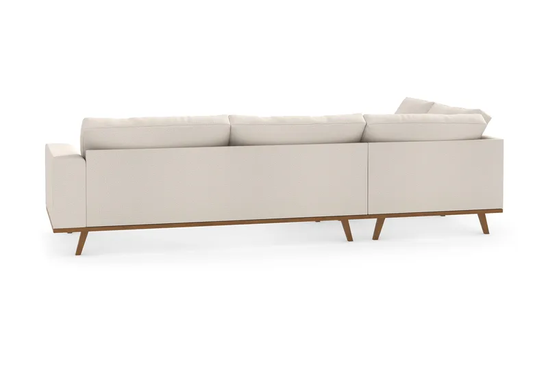Copenhagen 4-sits Vänstervänd L-formad Schäslongsoffa i Tyg - Beige - Products - Möbler - Soffa - Divansoffa & schäslongsoffa - 4 sits soffa med divan