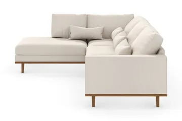 Copenhagen 4-sits Vänstervänd L-formad Schäslongsoffa i Tyg - Beige - Products - Möbler - Soffa - Divansoffa & schäslongsoffa - 4 sits soffa med divan