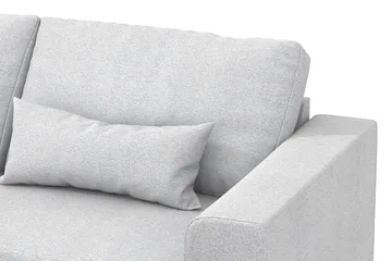 Copenhagen 4-sits Vänstervänd L-formad Schäslongsoffa i Tyg - Ljusgrå - Products - Möbler - Soffa - Divansoffa & schäslongsoffa - 4 sits soffa med divan