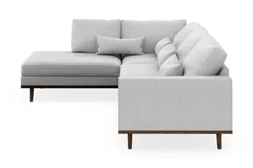 Copenhagen 4-sits Vänstervänd L-formad Schäslongsoffa i Tyg - Ljusgrå - Products - Möbler - Soffa - Divansoffa & schäslongsoffa - 4 sits soffa med divan
