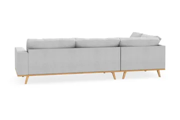 Copenhagen 4-sits Vänstervänd L-formad Schäslongsoffa i Tyg - Ljusgrå - Products - Möbler - Soffa - Divansoffa & schäslongsoffa - 4 sits soffa med divan