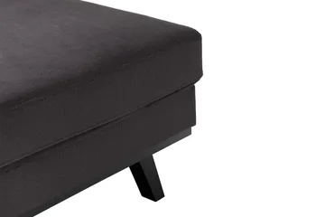 Copenhagen Compact 3-sits Vändbar L-formad Divansoffa i Sammet - Mörkgrå - Products - Möbler - Soffa - Divansoffa & schäslongsoffa - 3 sits soffa med divan