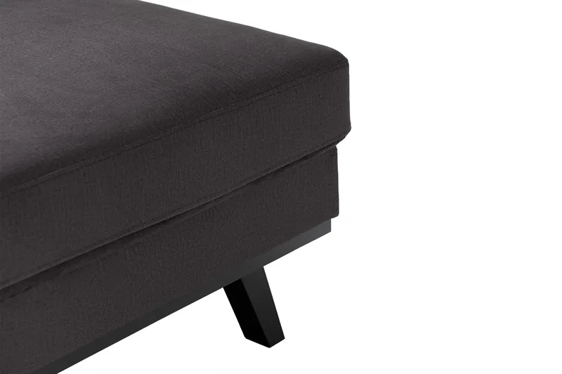 Copenhagen Compact 3-sits Vändbar L-formad Divansoffa i Sammet - Mörkgrå - Products - Möbler - Soffa - Divansoffa & schäslongsoffa - 3 sits soffa med divan