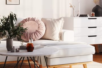 Copenhagen Compact 3-sits Vändbar L-formad Divansoffa i Tyg - Ljusgrå - Products - Möbler - Soffa - Divansoffa & schäslongsoffa - 3 sits soffa med divan