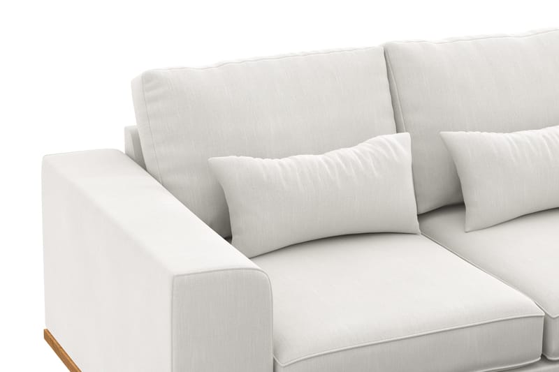 Copenhagen Compact 3-sits Vändbar L-formad Divansoffa i Tyg - Ljusgrå - Products - Möbler - Soffa - Divansoffa & schäslongsoffa - 3 sits soffa med divan