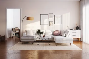 Copenhagen Compact 4-sits Högervänd U-formad Large Soffa med Divan och Schäslong i Tyg - Ljusgrå - Products - Möbler - Soffa - Divansoffa & schäslongsoffa - 4 sits soffa med divan