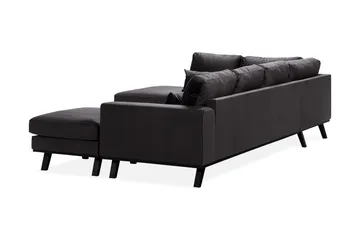 Copenhagen Compact 4-sits Vänstervänd U-formad Large Soffa med Divan och Schäslong i Sammet - Mörkgrå - Products - Möbler - Soffa - Divansoffa & schäslongsoffa - 4 sits soffa med divan