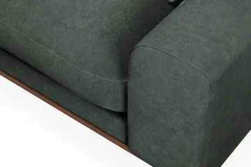 Copenhagen Premium 4-sits Vänstervänd L-formad Djup Schäslongsoffa i Tyg - Grön - Products - Möbler - Soffa - Divansoffa & schäslongsoffa - 4 sits soffa med divan