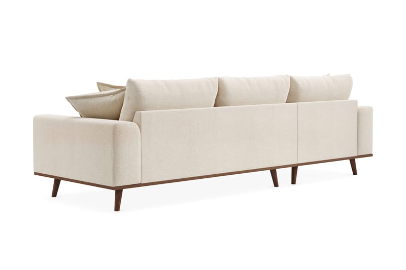Copenhagen Premium 4-sits Vänstervänd L-formad Djup Divansoffa i Chenille - Ljusbeige - Products - Möbler - Soffa - Divansoffa & schäslongsoffa - 4 sits soffa med divan