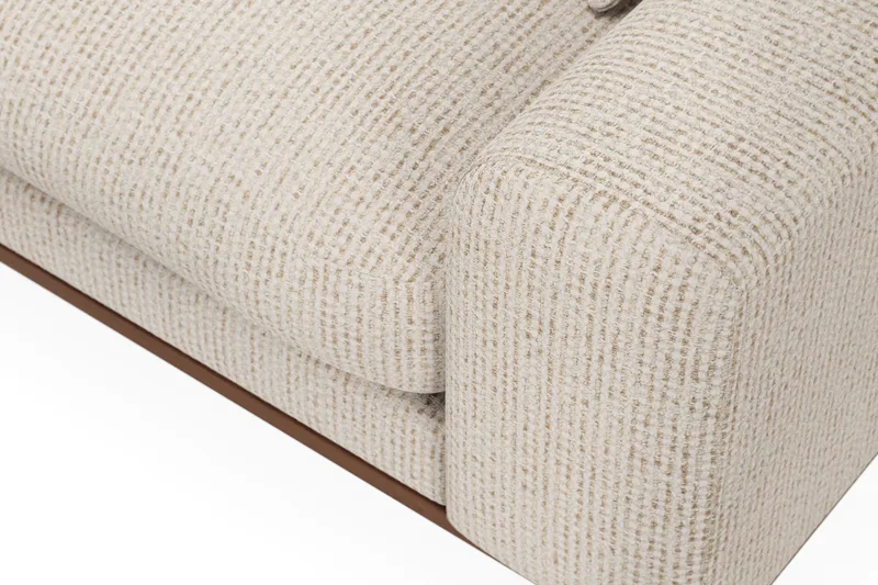 Copenhagen Premium 4-sits Vänstervänd L-formad Djup Schäslongsoffa i Chenille - Beige - Products - Möbler - Soffa - Divansoffa & schäslongsoffa - 4 sits soffa med divan