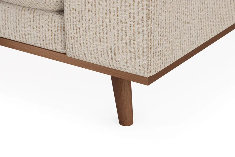 Copenhagen Premium 4-sits Vänstervänd L-formad Djup Schäslongsoffa i Chenille - Beige - Products - Möbler - Soffa - Divansoffa & schäslongsoffa - 4 sits soffa med divan