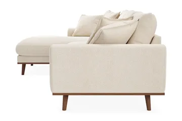 Copenhagen Premium 4-sits Vänstervänd L-formad Djup Divansoffa i Chenille - Ljusbeige - Products - Möbler - Soffa - Divansoffa & schäslongsoffa - 4 sits soffa med divan